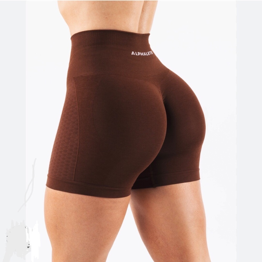 Alphalete Women's Amplify Seamless Scrunch Short Size S - Picture 5 of 14